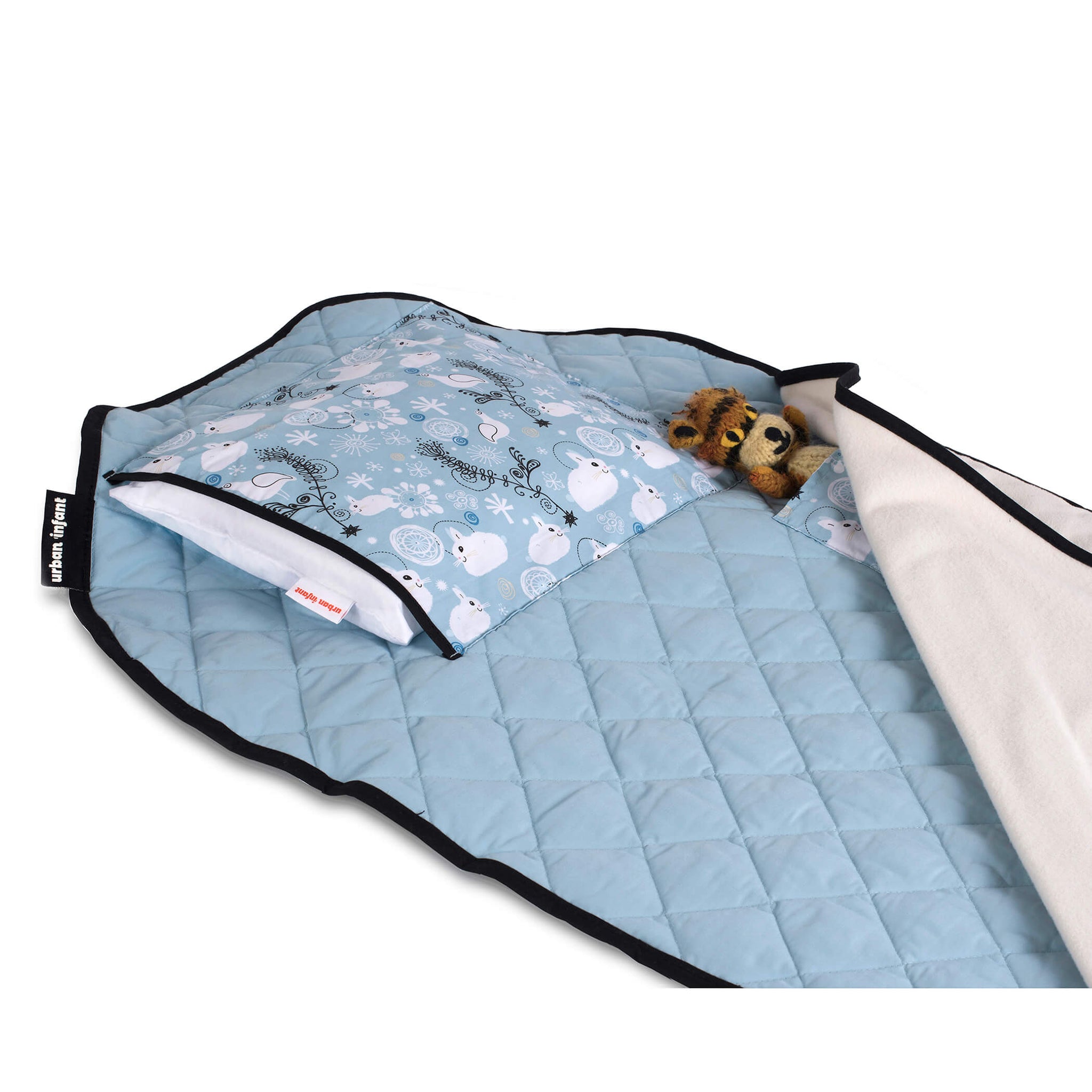 urban infant preschool toddler tot cot nap mat packie backpack bundle bunnies