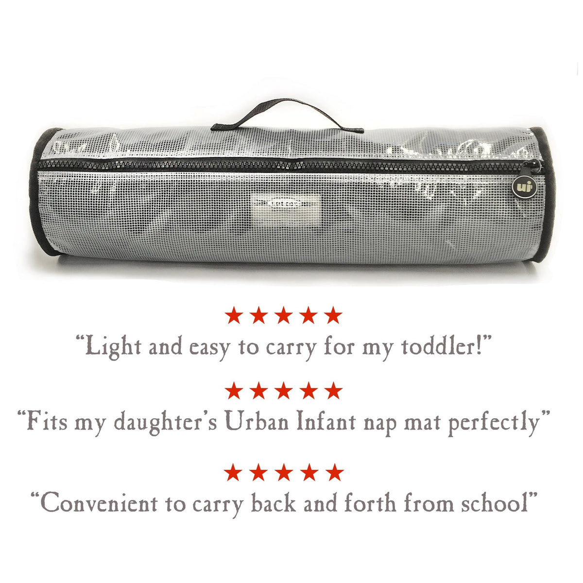 Zippered Carrier for Urban Infant Toddler Tot Cot Nap Map