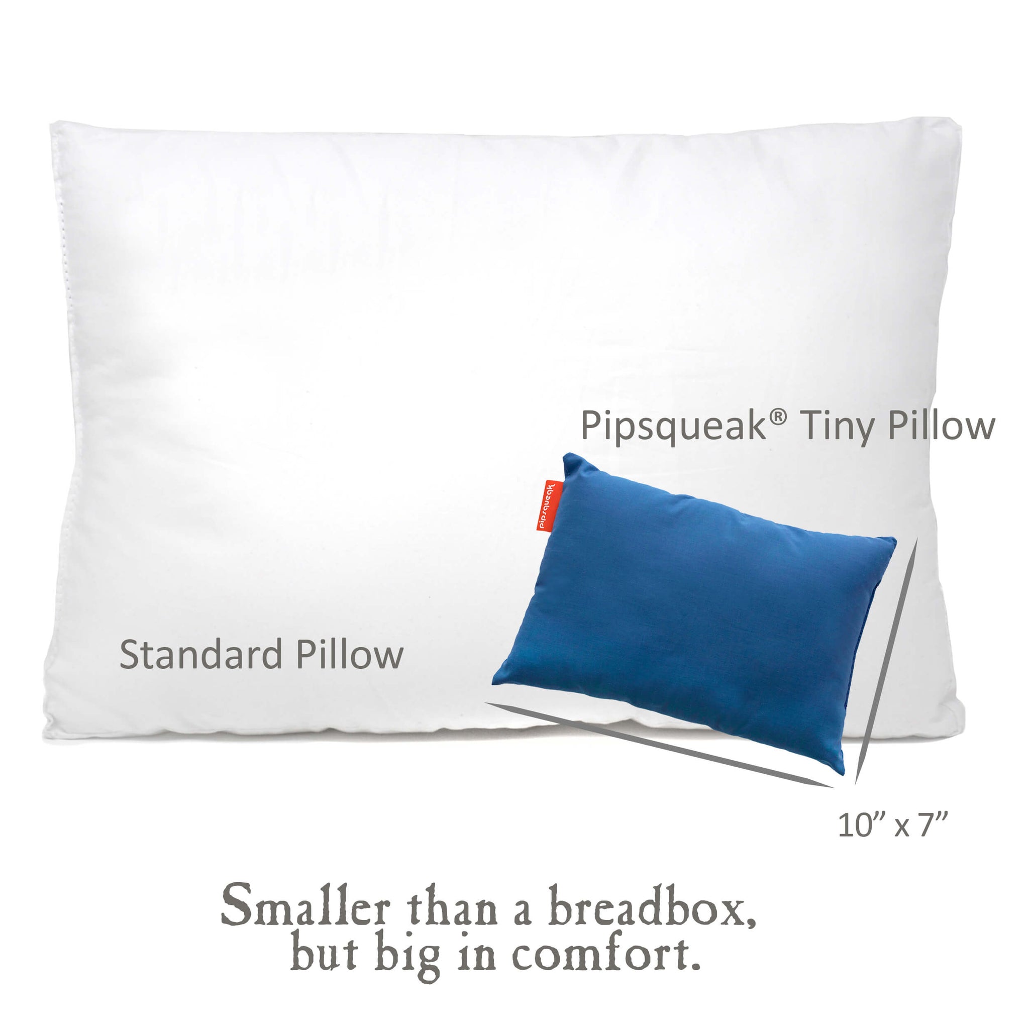 Pipsqueak® Tiny Pillow Insert w/ Pillowcase
