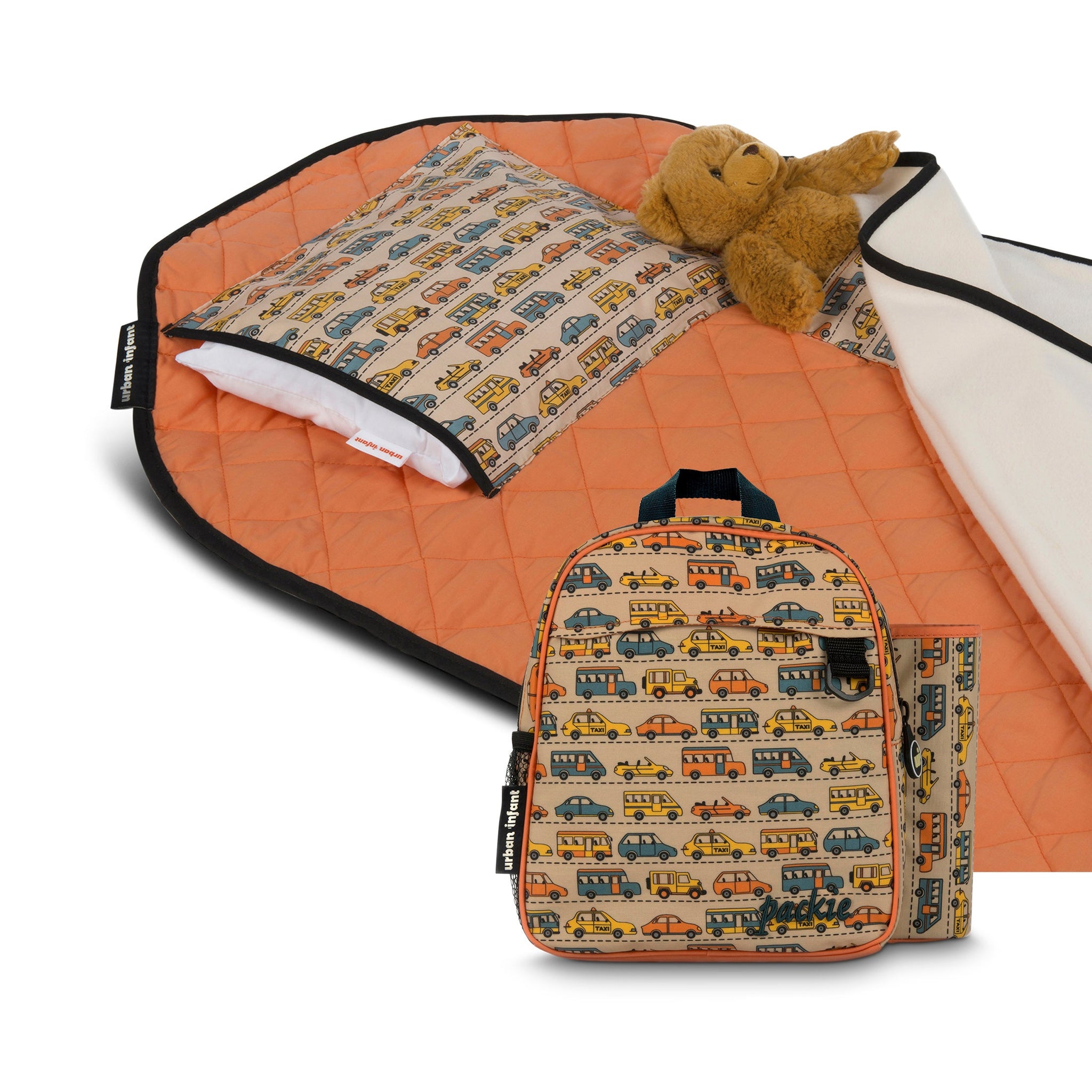 urban infant preschool toddler tot cot nap mat packie backpack bundle traffic