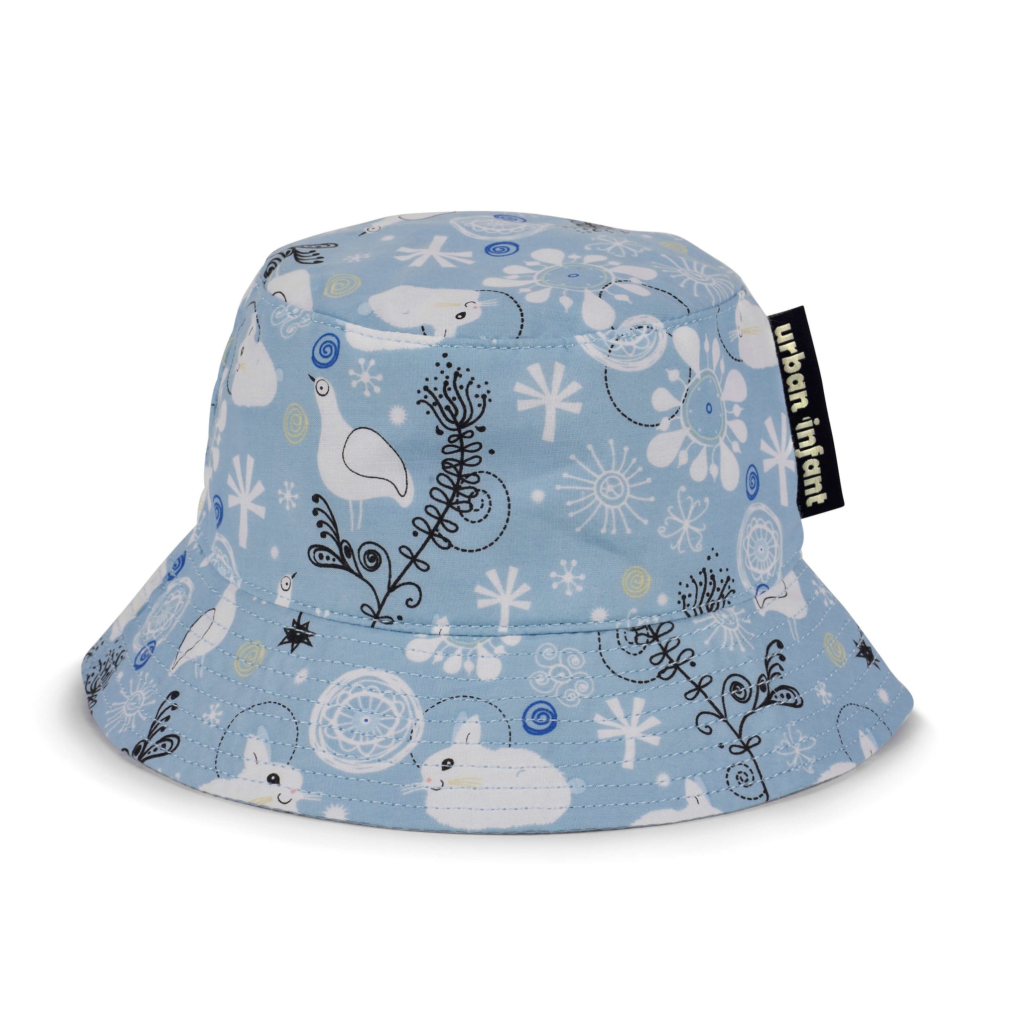 Reversible Bucket Hat for Toddlers Small (1-2) / Poppies / No