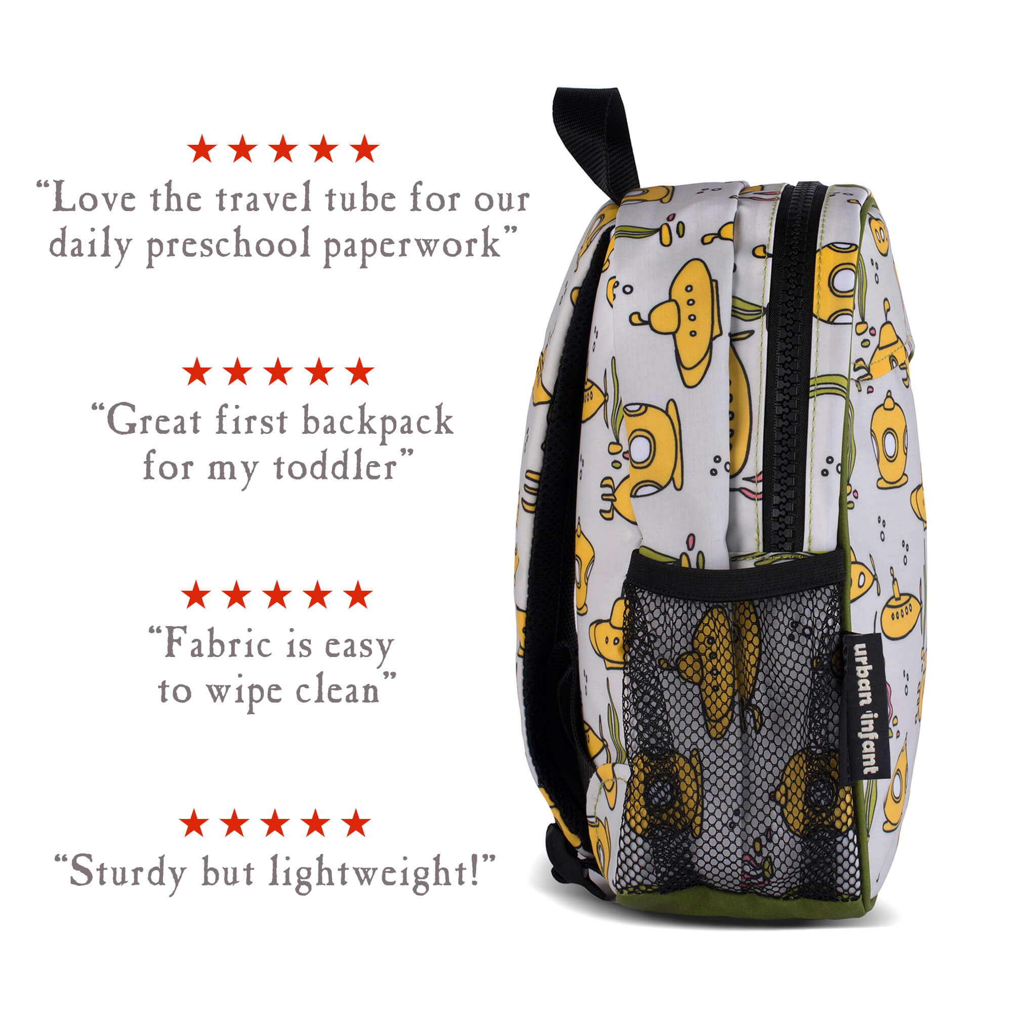 Packie Daycare / Preschool Backpack - Submarines