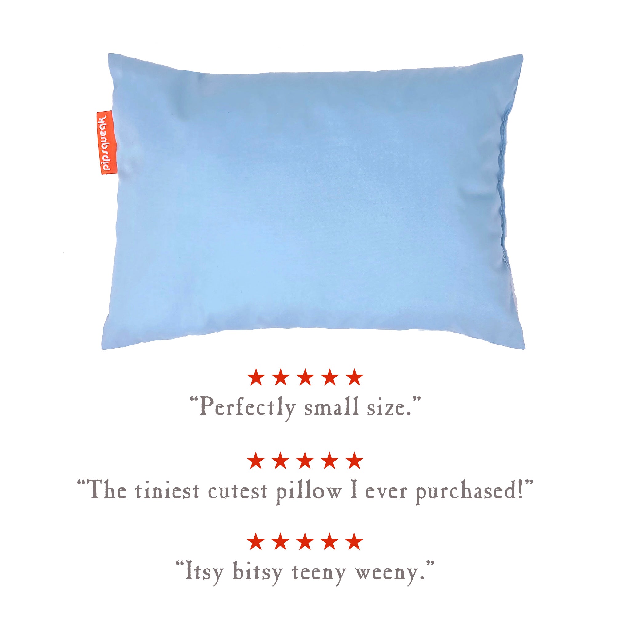 Pipsqueak® Tiny Washable Pillow - Case of 36