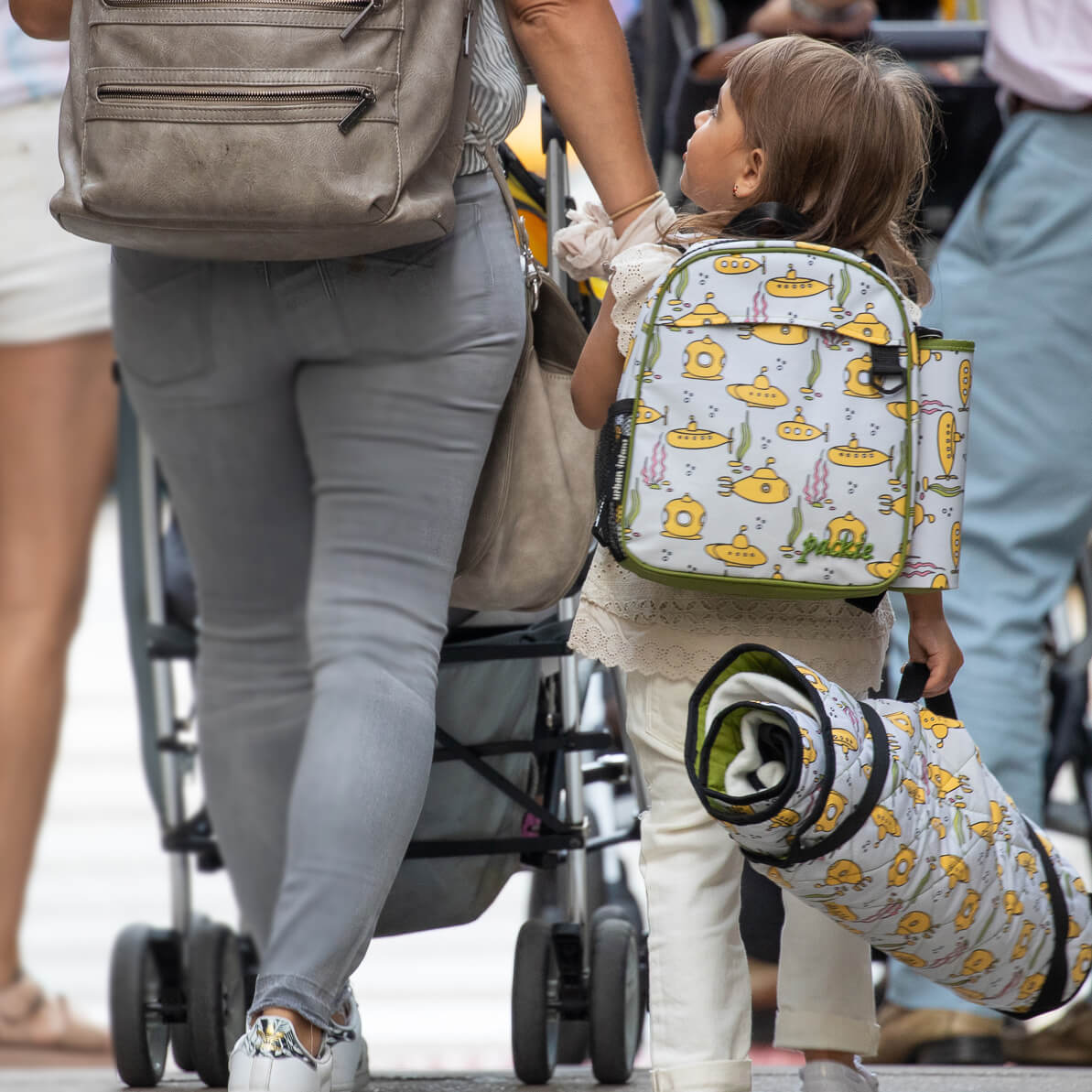 urban infant preschool toddler tot cot nap mat packie backpack bundle